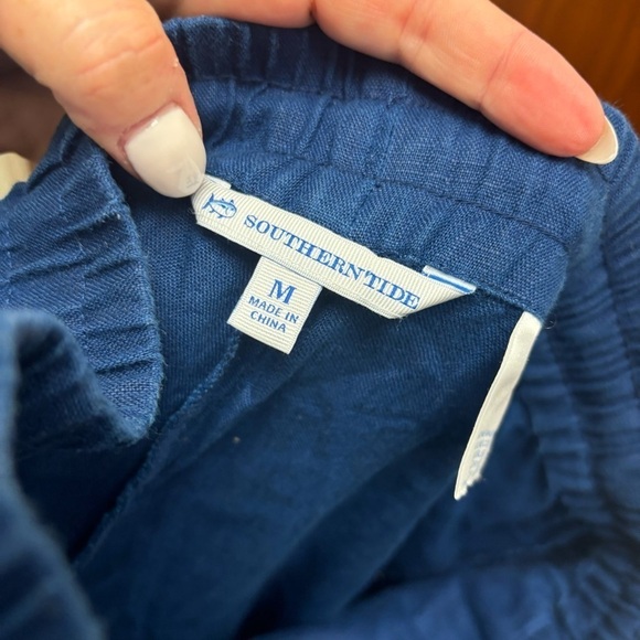 Southern Tide Saltwater Linen Beach Pant - Picture 10 of 11